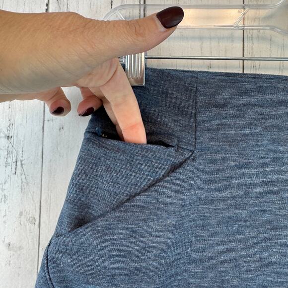 Title Nine Heather Blue Tencel-Blend Tennis Skirt Pickleball Golf Size Small - Picture 4 of 13